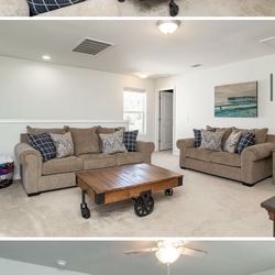Sofa and love seat