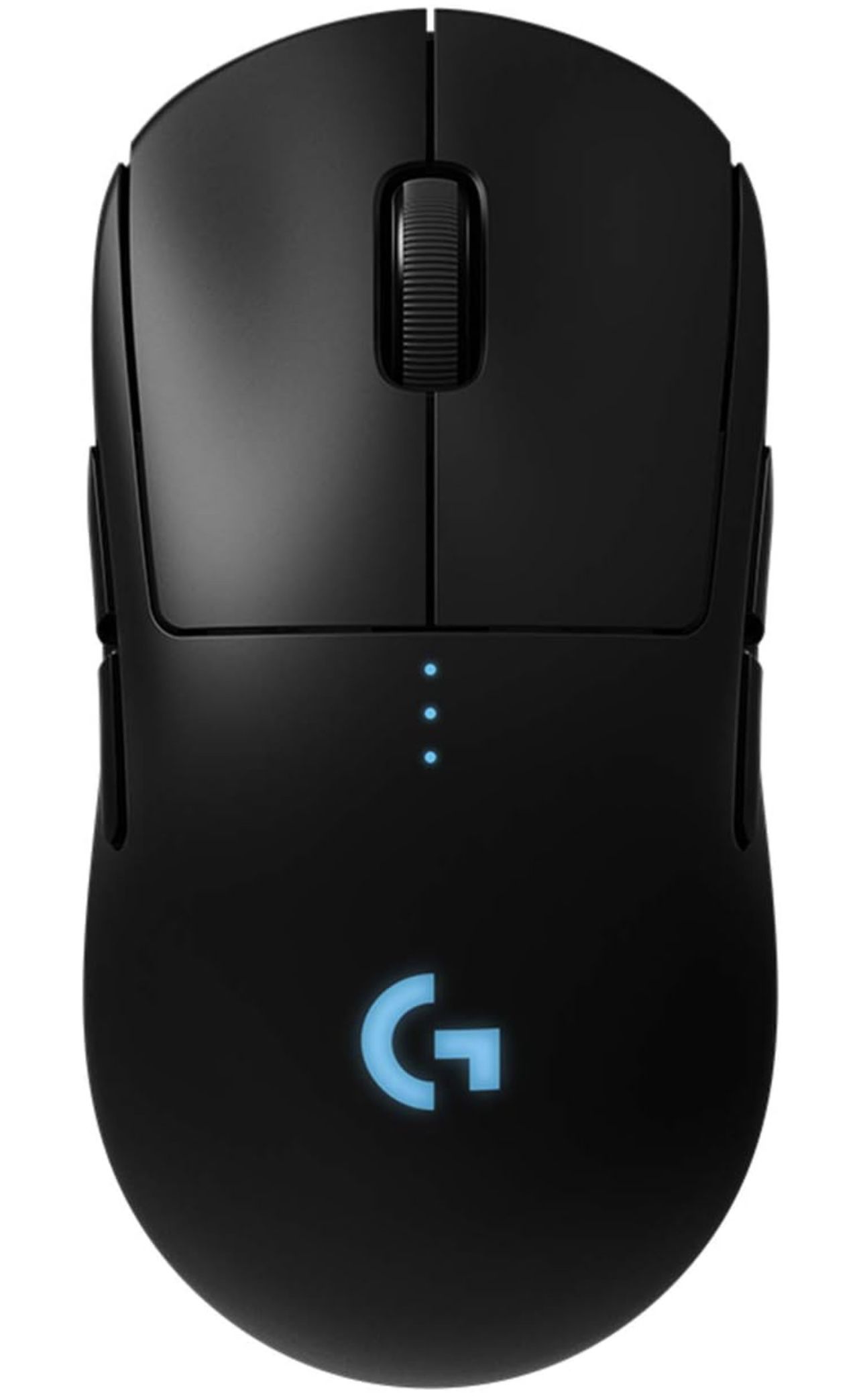 Logitech G PRO Wireless Gaming Mouse, Hero 25K Sensor, 25,600 DPI, RGB, Ultra Lightweight, 4-8 Programmable Buttons, Long Battery Life, POWERPLAY-Comp