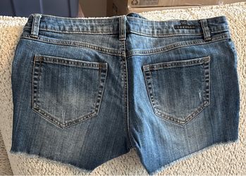 Women's Distressed Denim Cut-Off Shorts