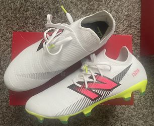New Balance Furon Destroy FG V7+ Soccer Cleats Men’s Size 8.5 Football Boots White 
