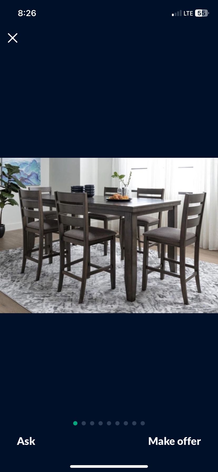 High Dining Table