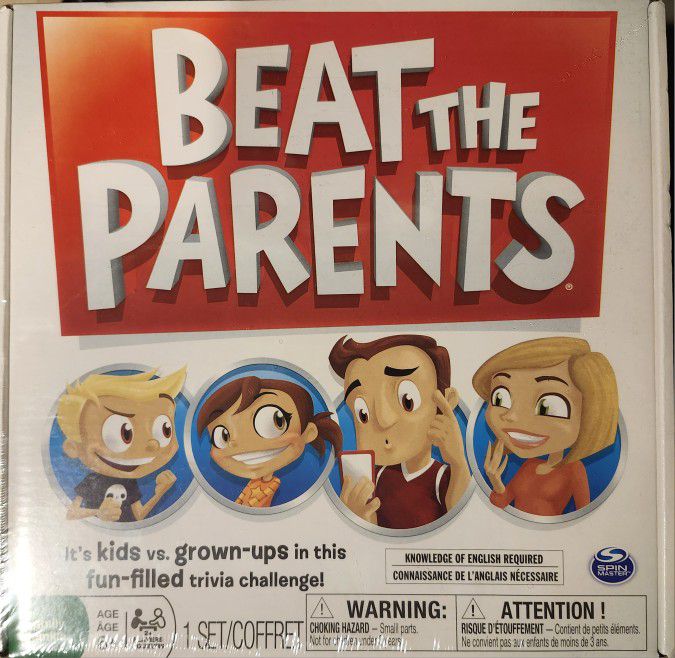 Beat The Parents Board Game New