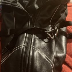 Leather Look Dog Jacket 