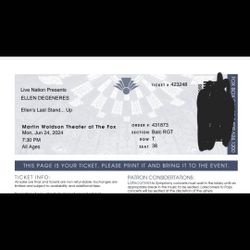 Ellen Degeneres Tickets 