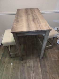 Table and stools