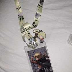 Armin Attack On Titan Mystery Bag Lanyard 
