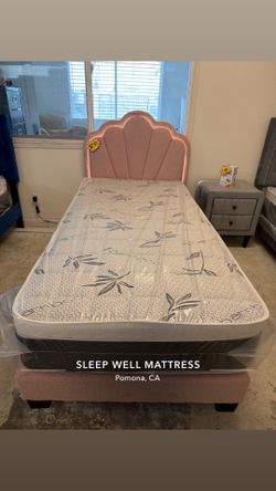 Twin size pillow top mattress