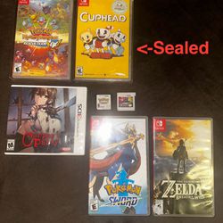 Nintendo Switch And 3DS Games 