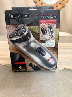 Black Series Rechargeable Cordless Shaver 4-Piece Set