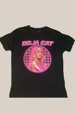 Doja Cat Graphic Tee, Black, Medium