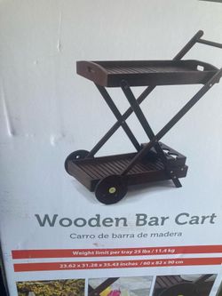 New Wooden Bar cart