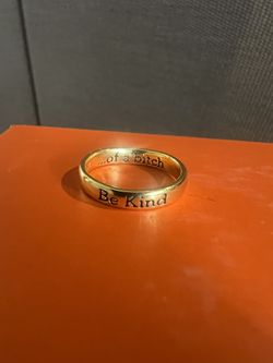 Be Kind… Of A B*tch Gold Ring