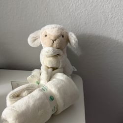 baby jellycat lamb soother