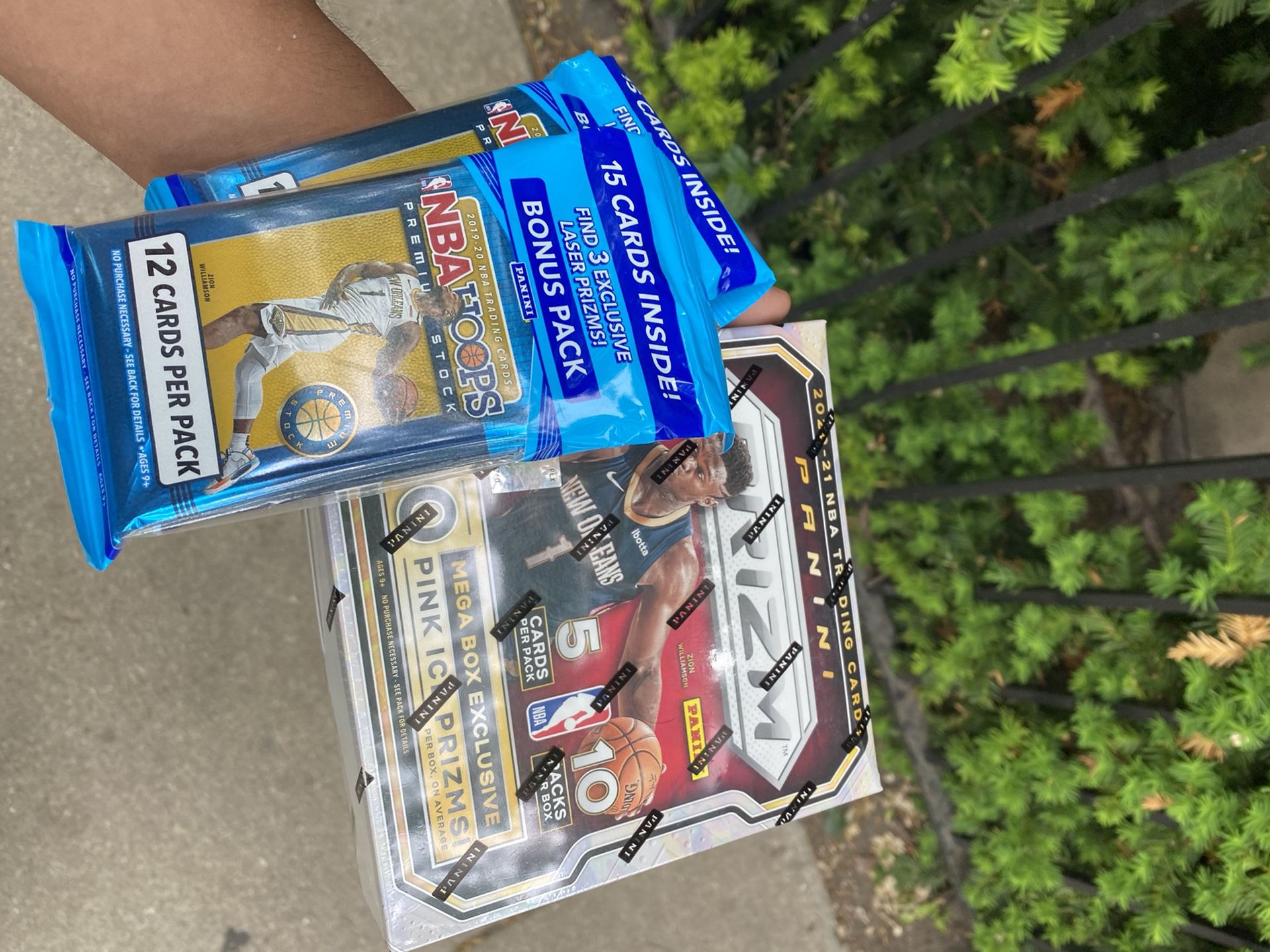 Prizm Basketball Mega 2021 & Nba Hoops Cellos 2019