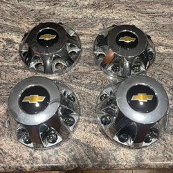 OEM Chrome Chevy Hubcaps