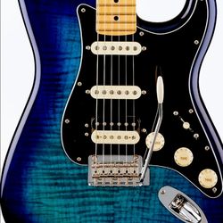 Stratocaster Player Plus, HSS Performer In Gorgeous Blue burst, Great Shape + with Hard case;Best $ or trade a US Telecaster +$ to U