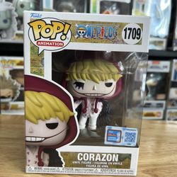 N HAND FALL CONVENTION Corazon One Piece Funko Pop #1709 Anime Manga Animation