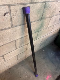 Black Steel Workout Barbell Bar
