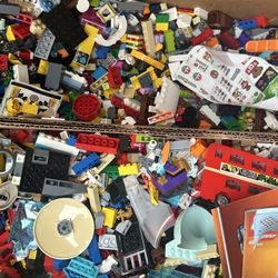 40+ Pounds Of Legos Plus A Mustang Back Seat