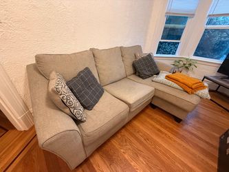 Ashley Kestrel Sofa Chaise - grey, L-shaped