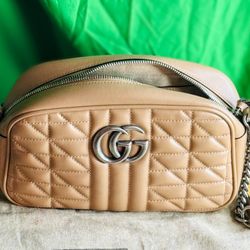 Gucci Small Shoulder Bag Biege