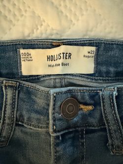 Juniors Hollister Mid-Rise Boot Jeans W23 Regular