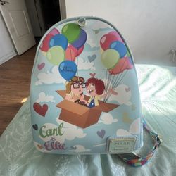 Loungefly Pixar Up Backpack And Clip On Bag