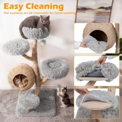 Large Cat Tree with Condo and Perches