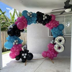 Arch Balloons - Happy Birthday 