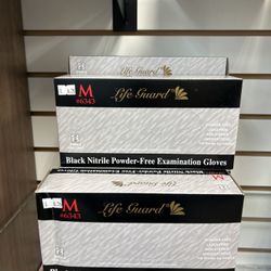 Black Nitrile Gloves