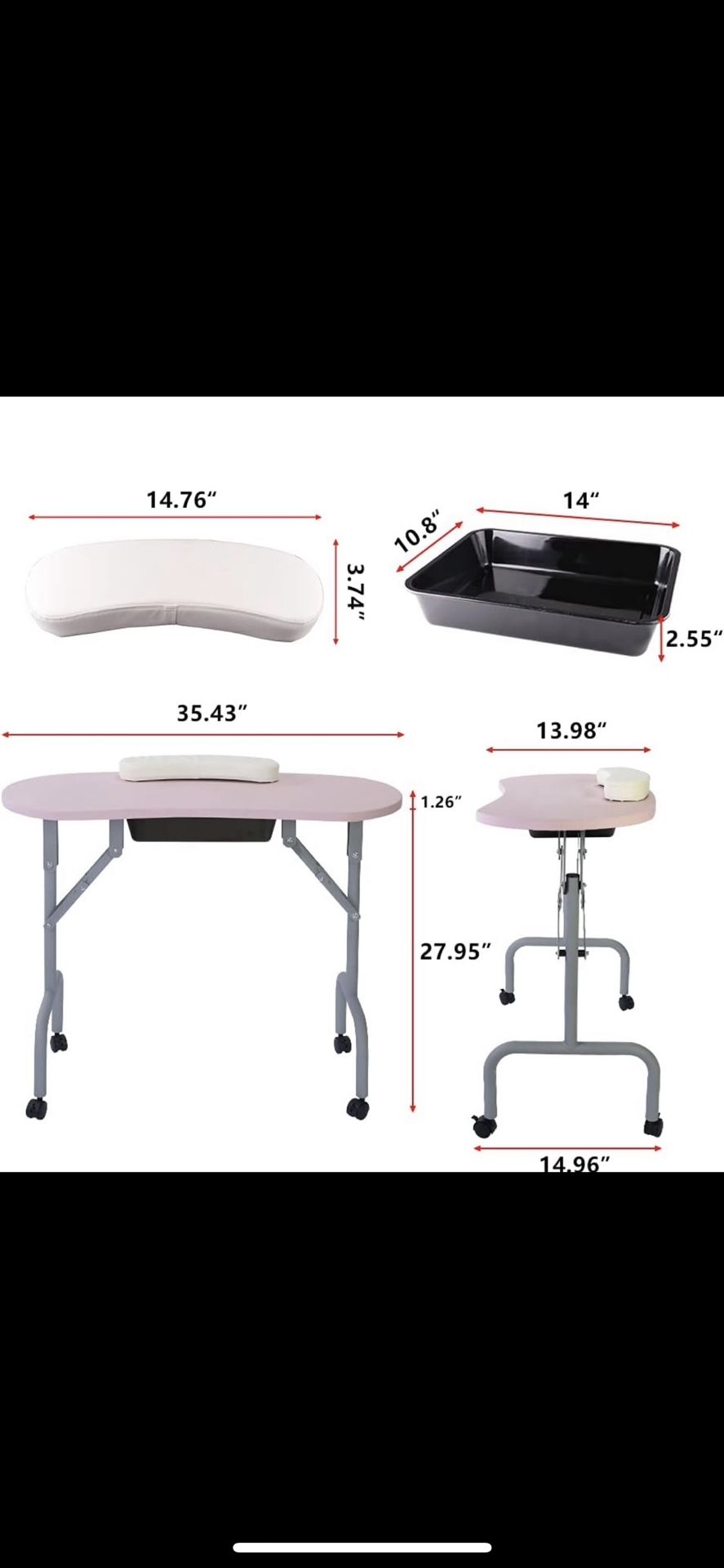 Mesa Portátil Para Manicurista 