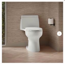 Santa Rosa 12 in. Rough In 1-Piece 1.28 GFP Single Flush Elongated Chair Height Toilet in White with Soft Close Seat