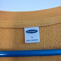 Yellow Brunch Crew sweatshirt