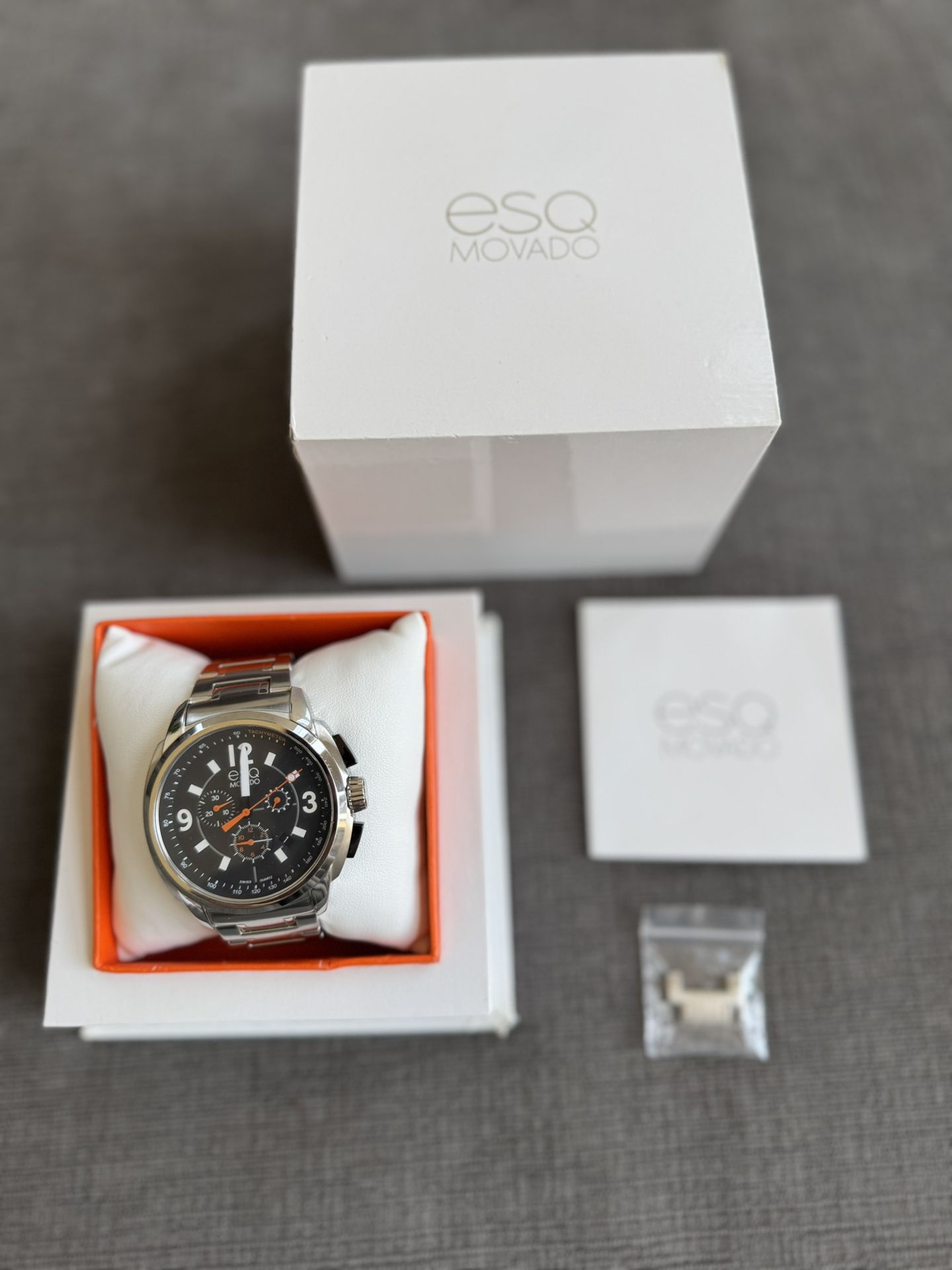 Men’s Movado Chronograph Watch w Original Box