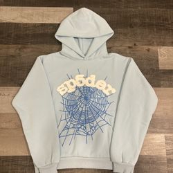 Sky Blue Sp5der Hoodie 
