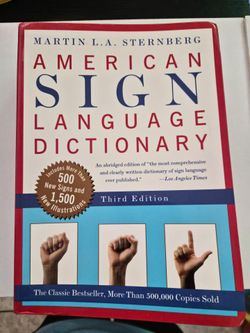 American sign language dictionary