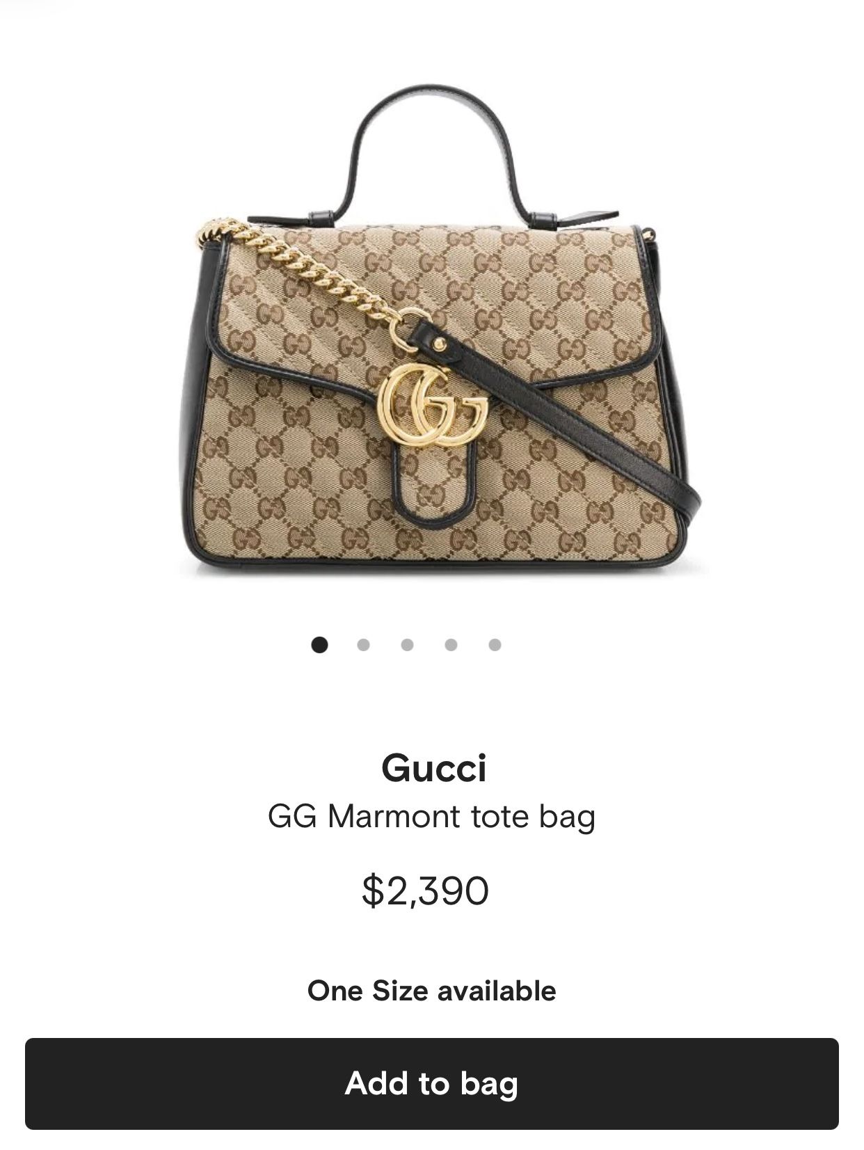 Gucci Marmont Tote Purse