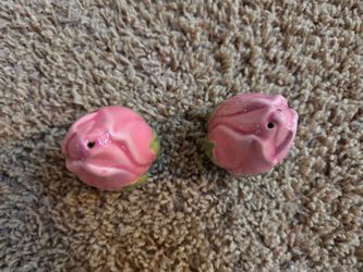 Vintage Franciscan Desert Rose Small Rosebud Salt and Pepper Shakers