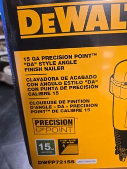 DeWalt 15GA DA Style Angle Finish Nailer