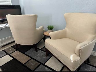 Two Matching Accent Chairs
