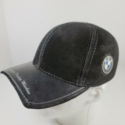 BMW SUPREME ALL-SEASON 100% NUBUCK LEATHER BASEBALL HAT/CAP