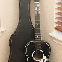 1960s Kay Model K11960 Musical Note Parlor Guitar With Hard Case