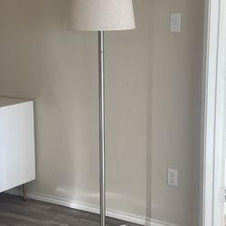 Silver Floor Lamp (Includes LED Light Bulb)touch-actived Sensor