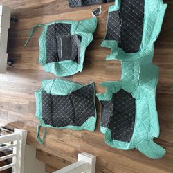 Audi SQ5/Q5 2018-2020 Mats Tiffany Blue/Black