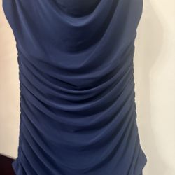 Maxi Navy Blue Dress Size 8 For 20$
