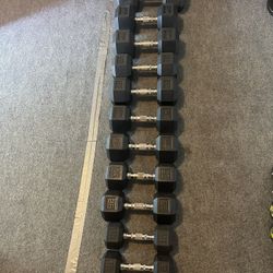 Rubber Dumbbells 