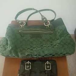 Coach Penelope Canvas Tote Bag plus Coach Wallet