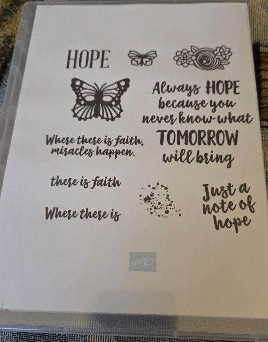Stampin Up Hope Box