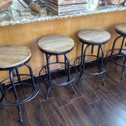 Set Of 2 Bar Stools 