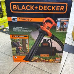Black And Decker Electric Blower And Mulched Vacuum 